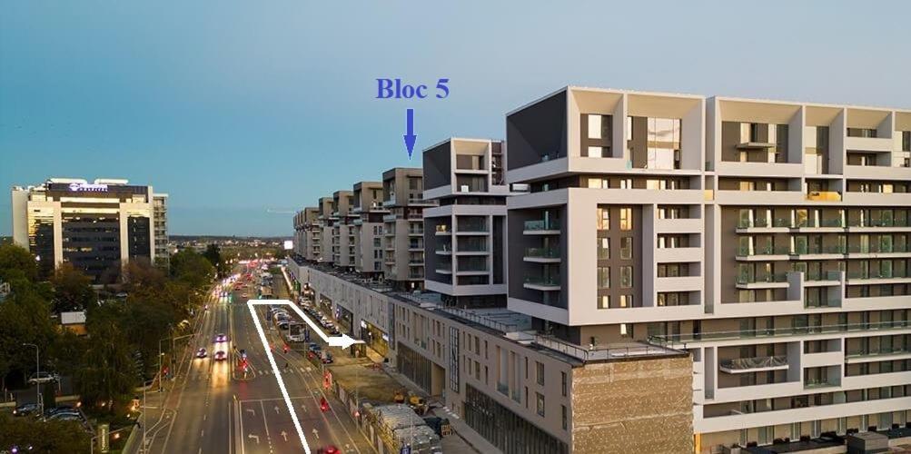 Sunshine - New & Quiet 1Br Apt, Business Area, Close To Airport, Highway A3, Subway Bukarest Kültér fotó